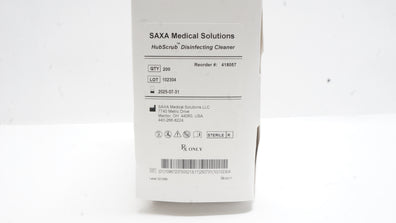 SAXA Medical Solutions 418057 HubSrub Disinfecting Cleaner - Box of 200